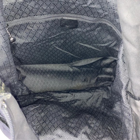 Gucci Bag Handbag tote Black Nylon Bamboo Authentic GUC - Picture 9 of 10